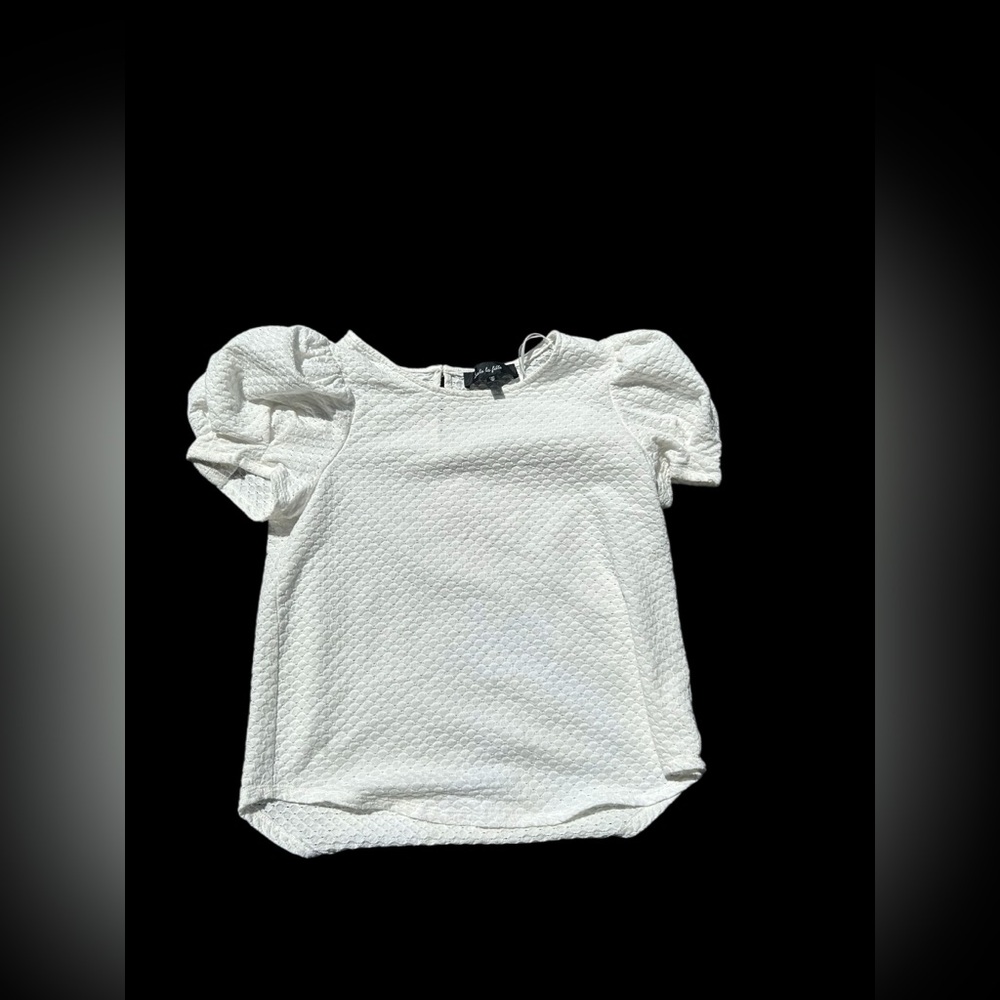 ✨White cotton Saba La Fille top✨